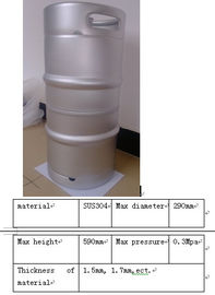 American Standard Metal Beer Keg، Keg USA 1 / 4bbl with  Spear