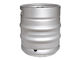 20L Silver Slim Quarter Keg , Empty Beer Barrels For Beverages Pickling Surface