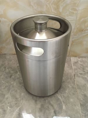2L مصغرة برميل الهادر الفولاذ المقاوم للصدأ المواد الغذائية الصف البيرة الهادر مع صنبور صنبور
